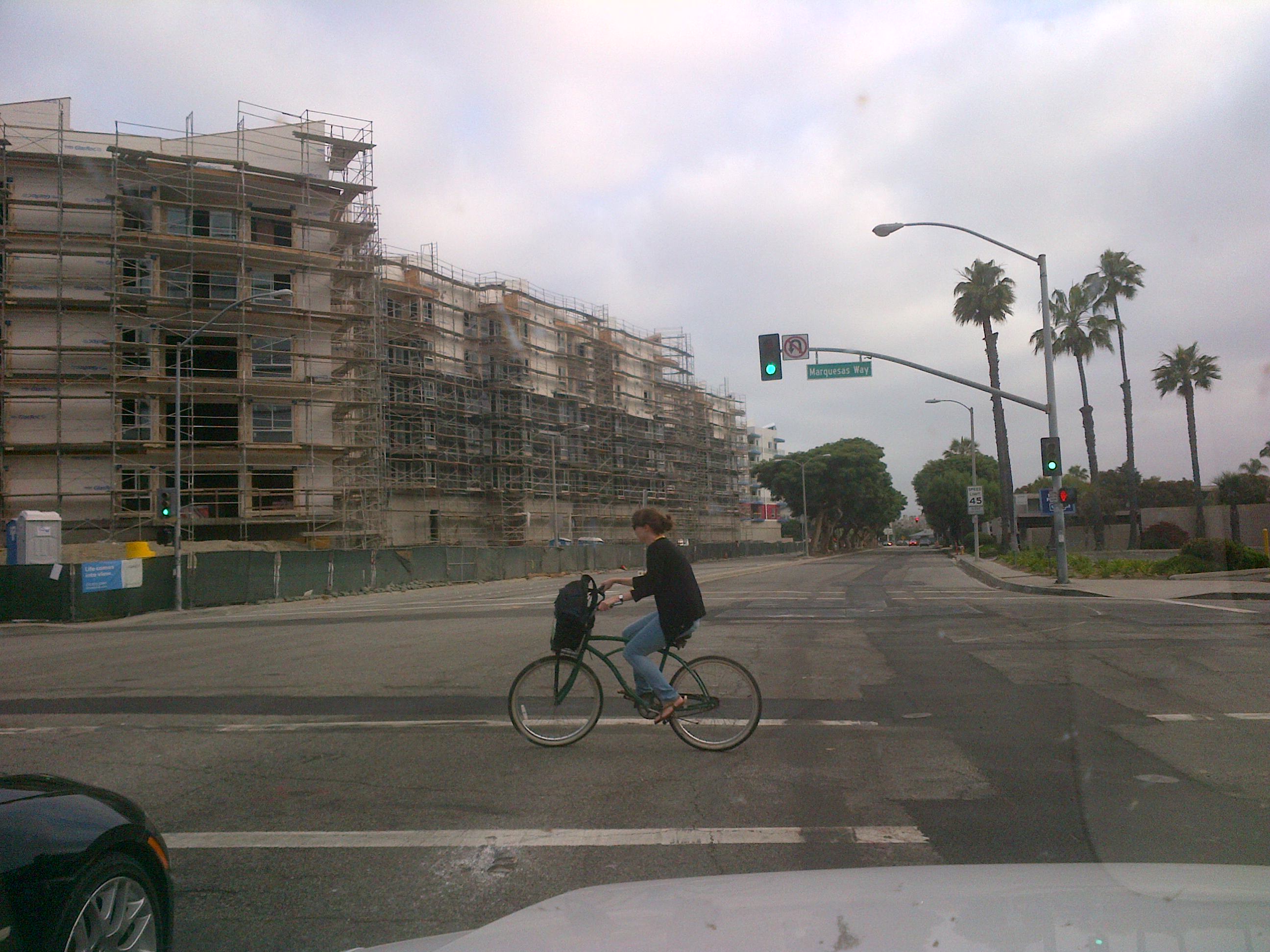 Bicyclist_In_Crosswalk_Running_Red_Light